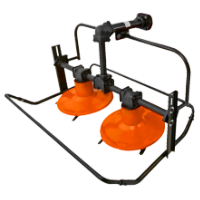 Double Rotary Mower for Evotools Motocultivator.