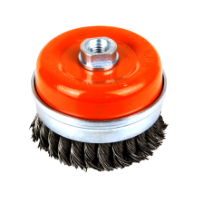 Cup Brush Twisted Knot Stainless Steel