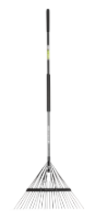 Flexible Adjustable Rake with Fiberglass Handle