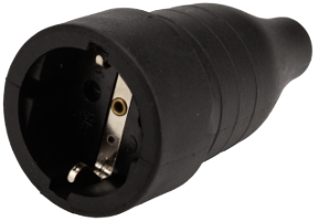 Mobile Schuko Rubber Socket