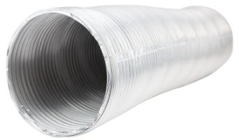 Compact Aluminum Flexible Tube / D[mm]: 100; L[m]: 0.5-2.5