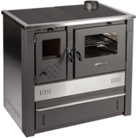 Soba de Gatit pe Lemne cu Plita si Cuptor din Inox Calitatea II