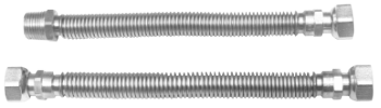 Flexible Stainless Steel Gas Hose / Di[inch]: 1/2; L[cm]: 20-40; C: FI-FE