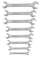 Double Open End Spanner 8 Pcs