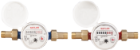 Single-Jet Water Meter with Union
