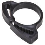 Drip tube safety clip