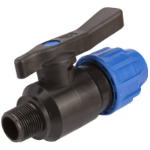 Compression ball valve Male