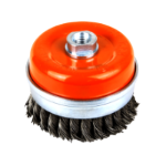 Cup Brush Twisted Knot Stainless Steel