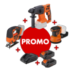 2-Tool Kit with 4Ah Batteries and Charger (Promo 681325 Sander)
