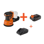 Cordless rotary sander kit with battery and charger MAX 20V One EvoTools®