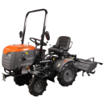 Ride-On Mini Tractor 4x4 Diesel Koop R003 with Electric Start, Hydraulic Hitch and Powered Rotary Tiller EvoTools +Plus®