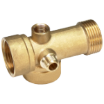 Five–way Brass Connector