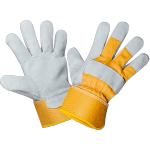 Leather and Canvas Gloves